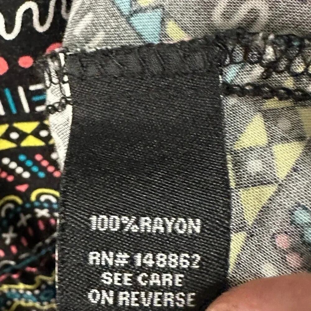 Torrid Womens Dress Mini Challis Sweetheart colorful summer 90s coastal Plus SZ - Picture 11 of 15